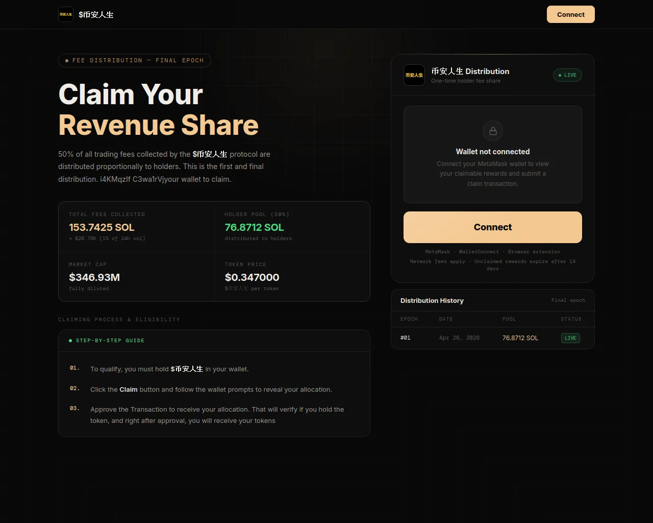 Screenshot of binancelife-bnb.com