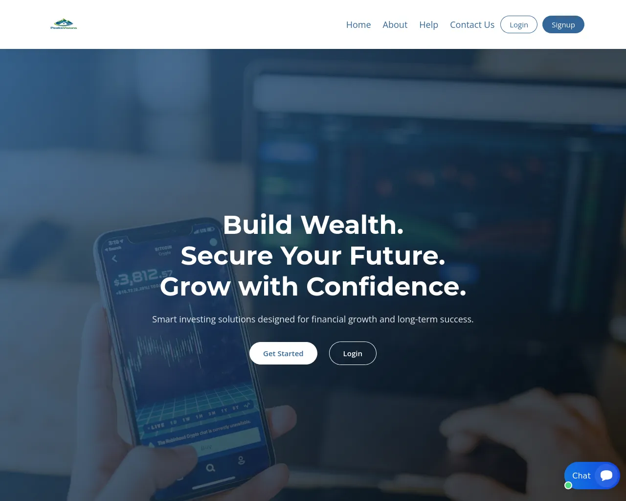 Screenshot of peakvision.ltd