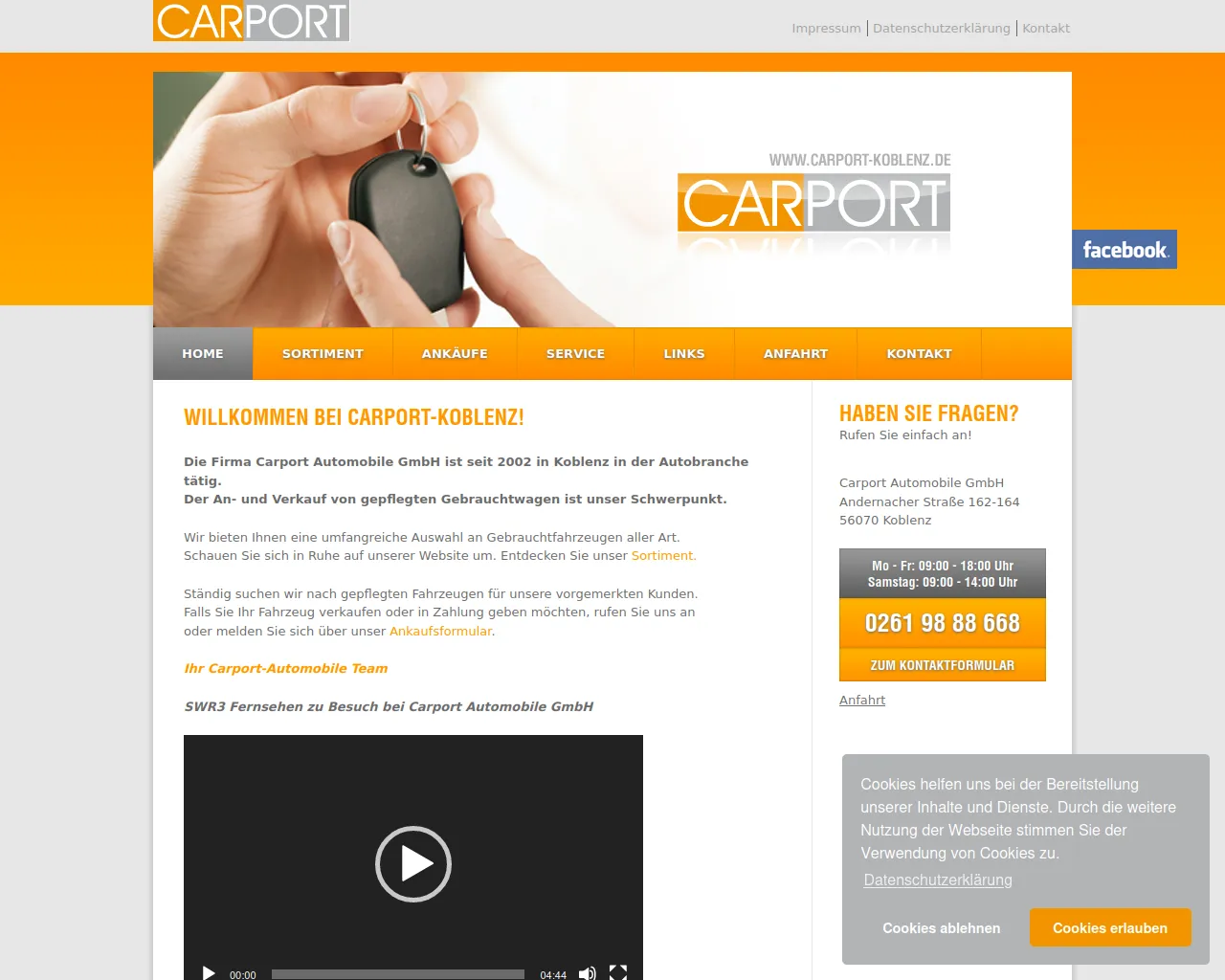 Screenshot of tepekoey.de