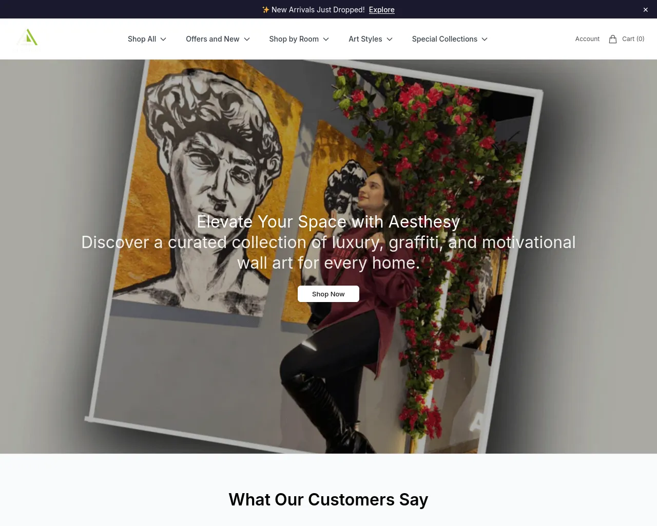 Screenshot of aesthesyshop.shop