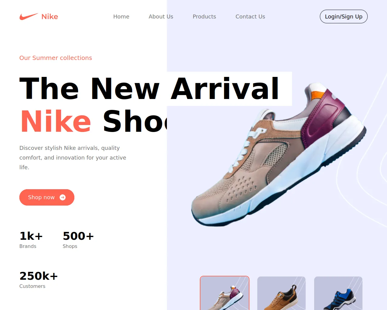 Screenshot of nike-cyan-three.vercel.app