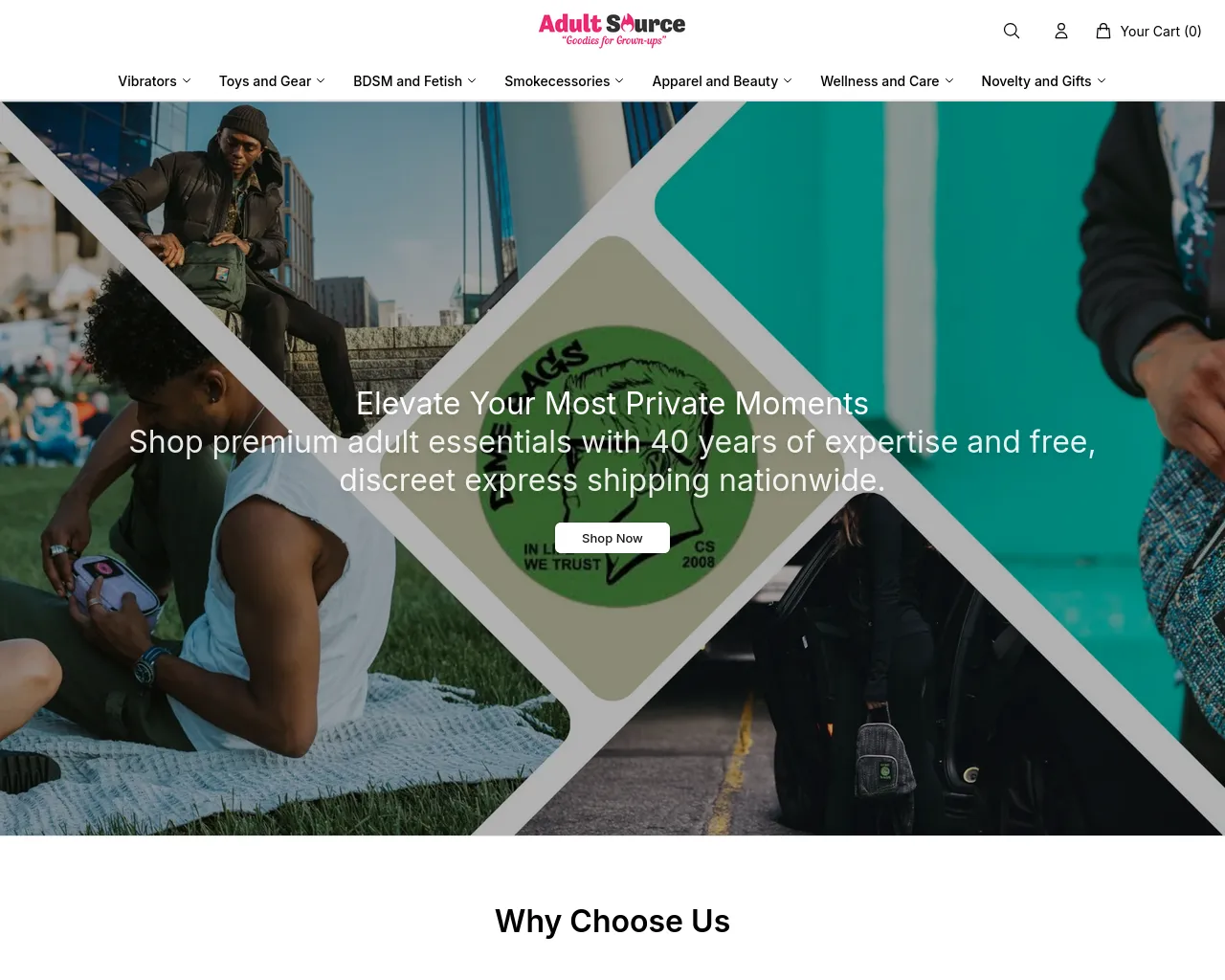 Screenshot of adultsourcestore.shop
