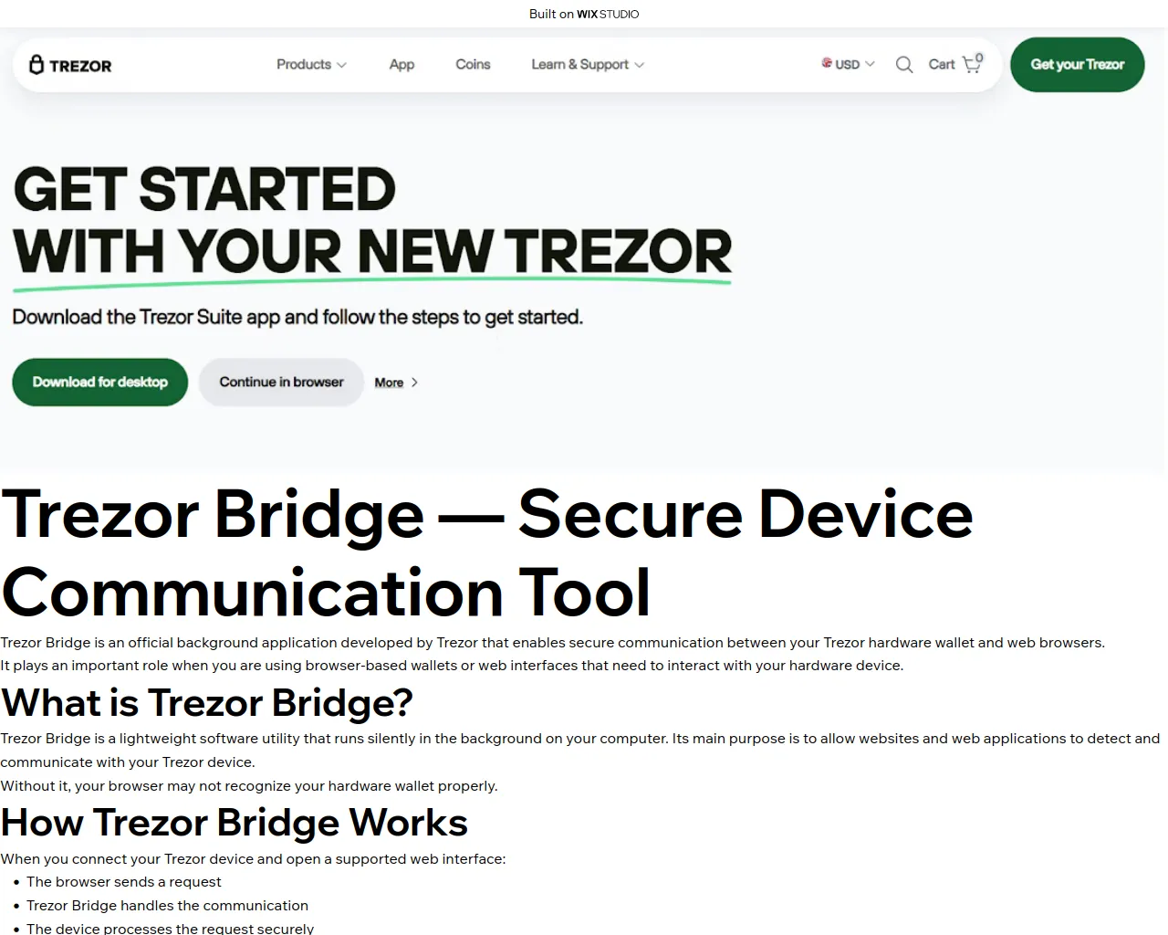 Screenshot of cloud-bridge-intro.wixstudio.com