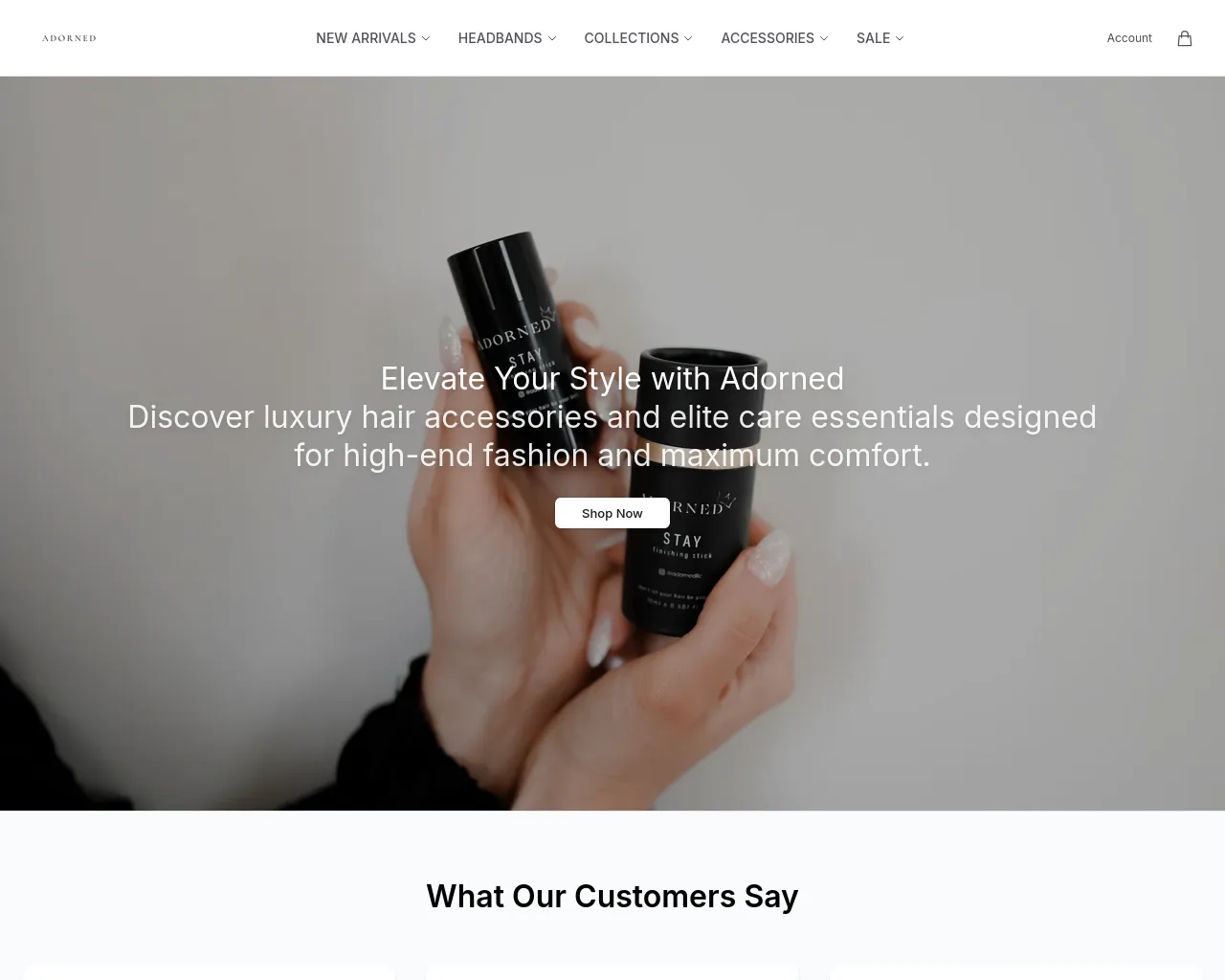 Screenshot of adornthenorm.shop