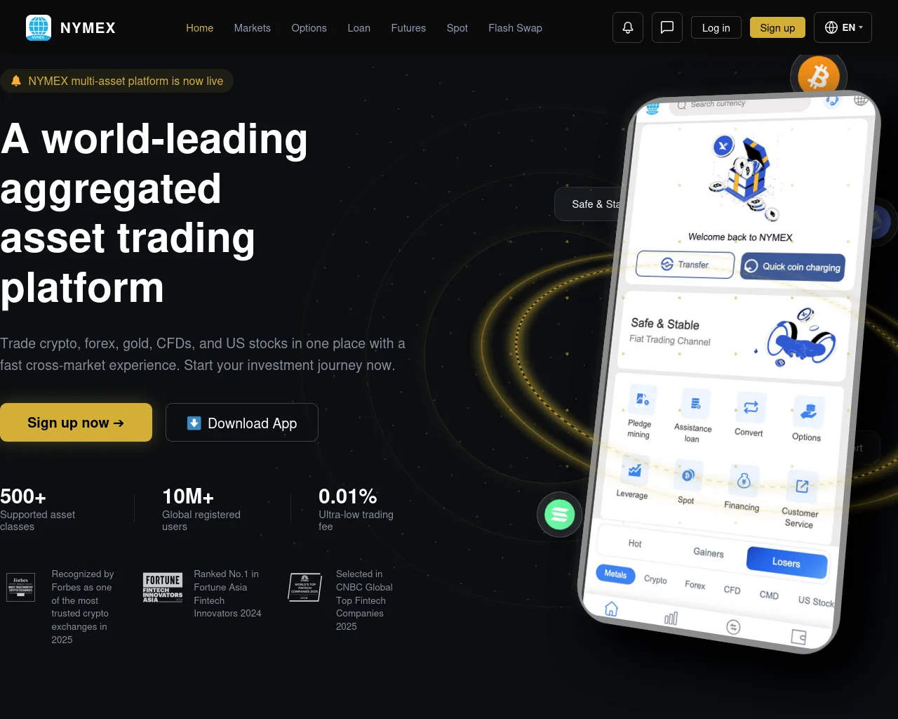 Screenshot of nymexfc.com