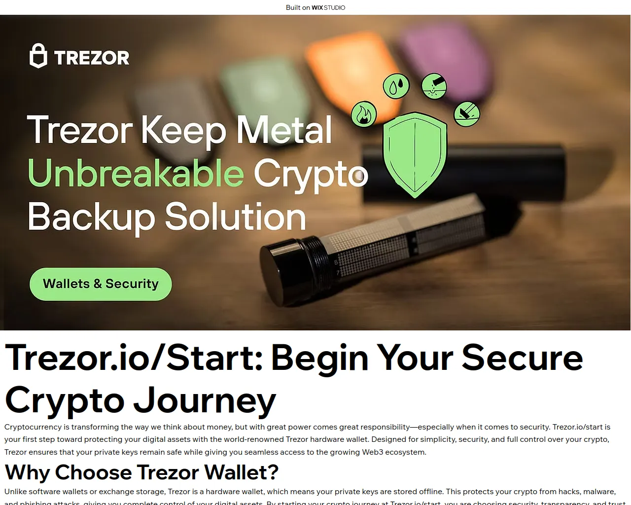 Screenshot of trser-iostarted.wixstudio.com