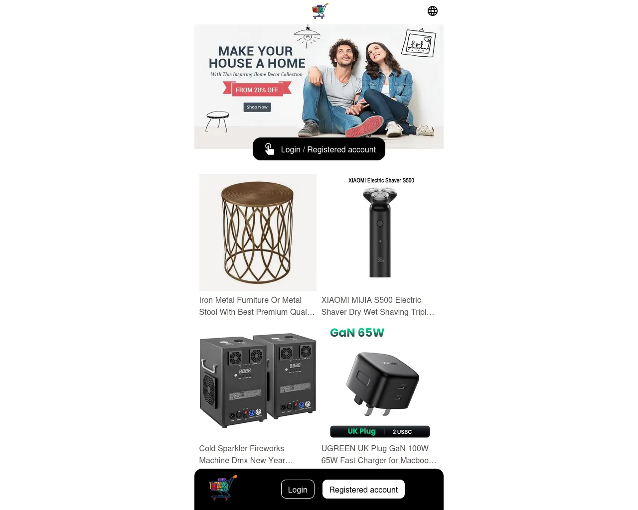 Screenshot of ourshopee7.mom