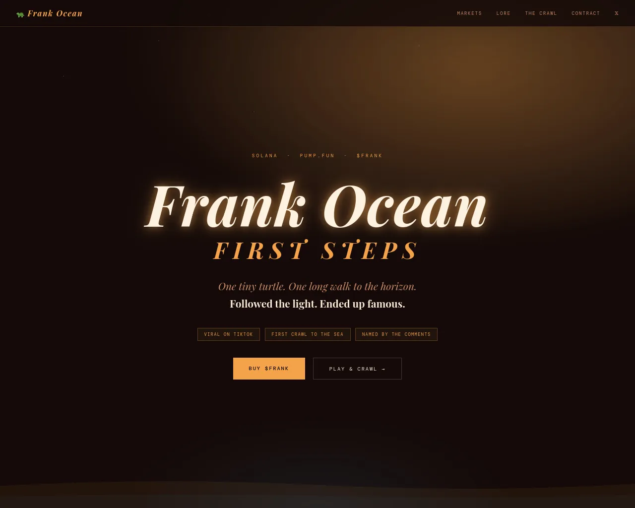 Screenshot of frankoceansol.xyz