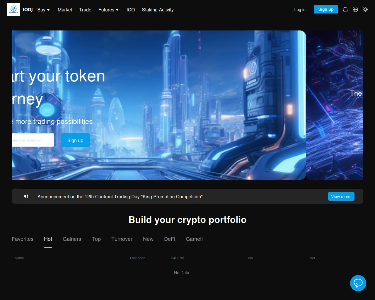 Screenshot of iodj.com