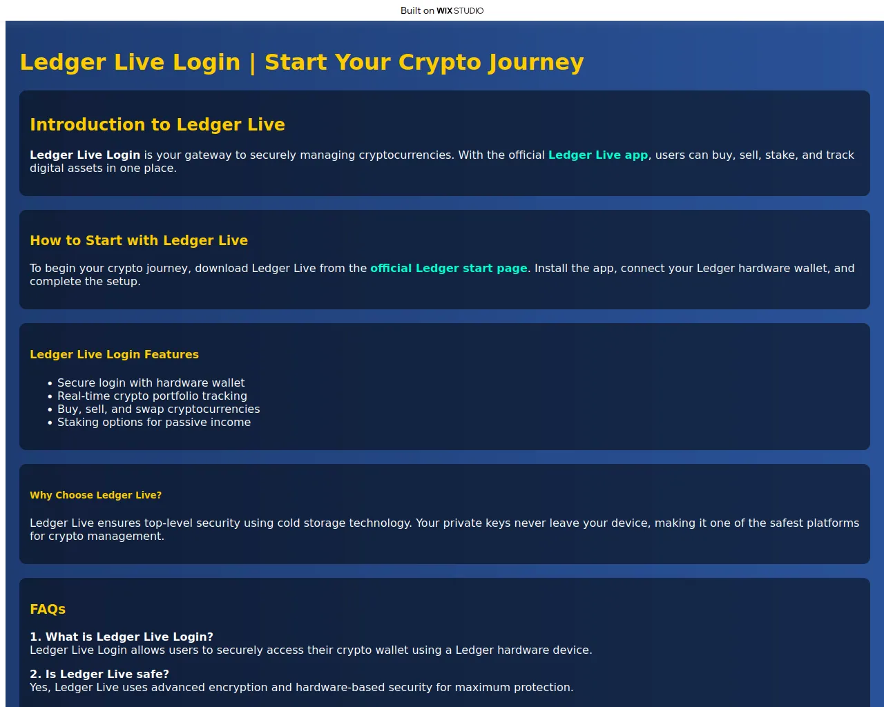 Screenshot of open-legr-live.wixstudio.com