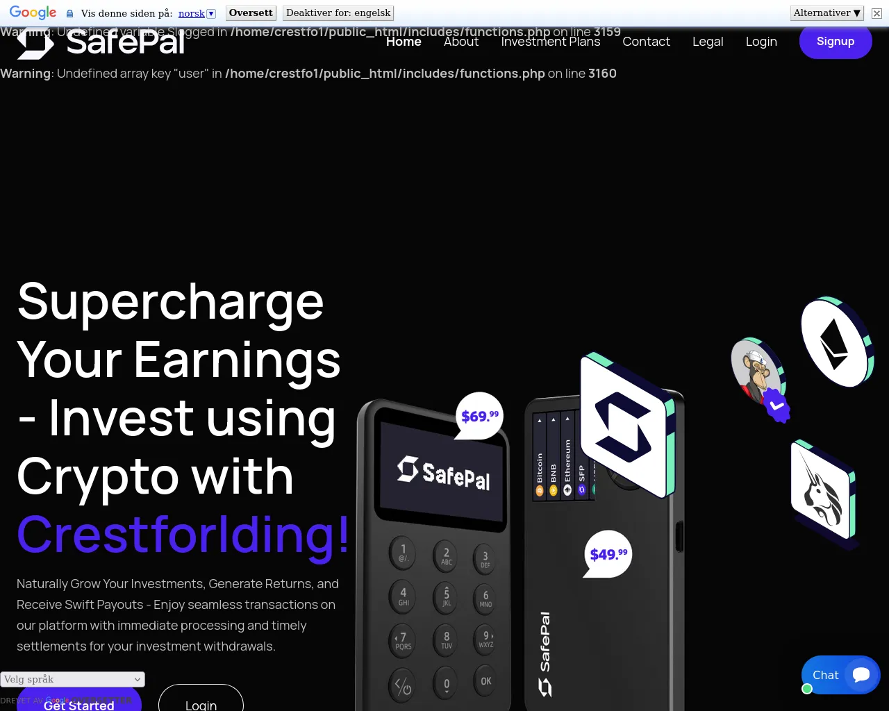 Screenshot of crestforlding.org