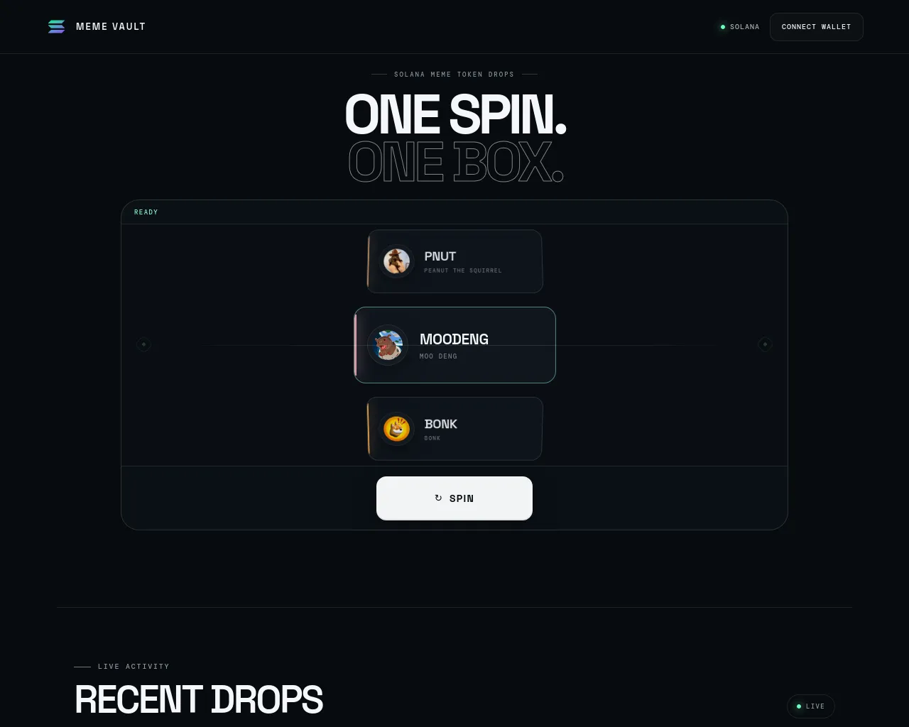 Screenshot of memesol.club