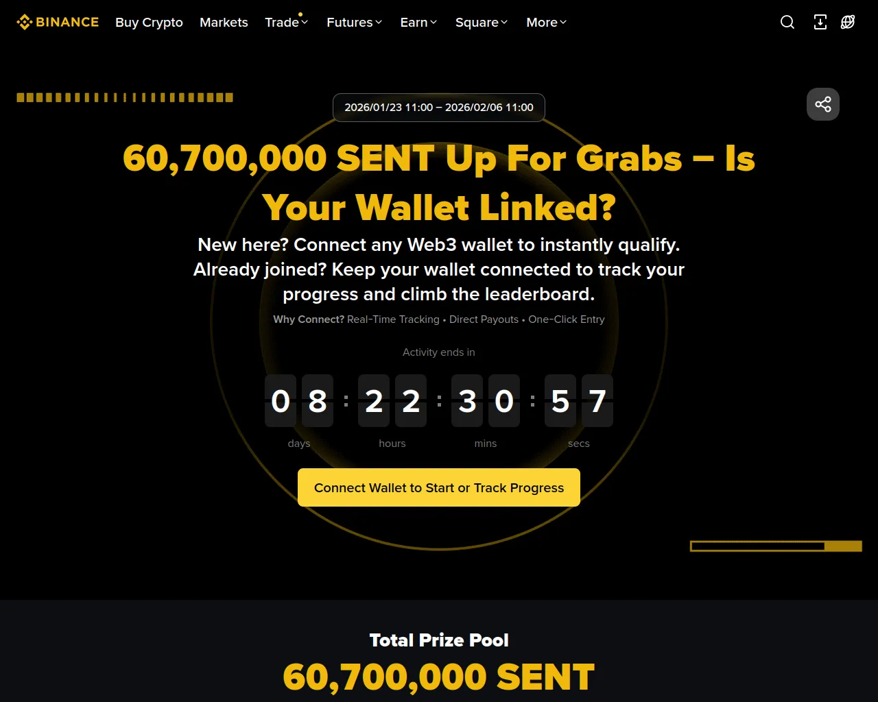 Screenshot of binance-sent.id917381.com