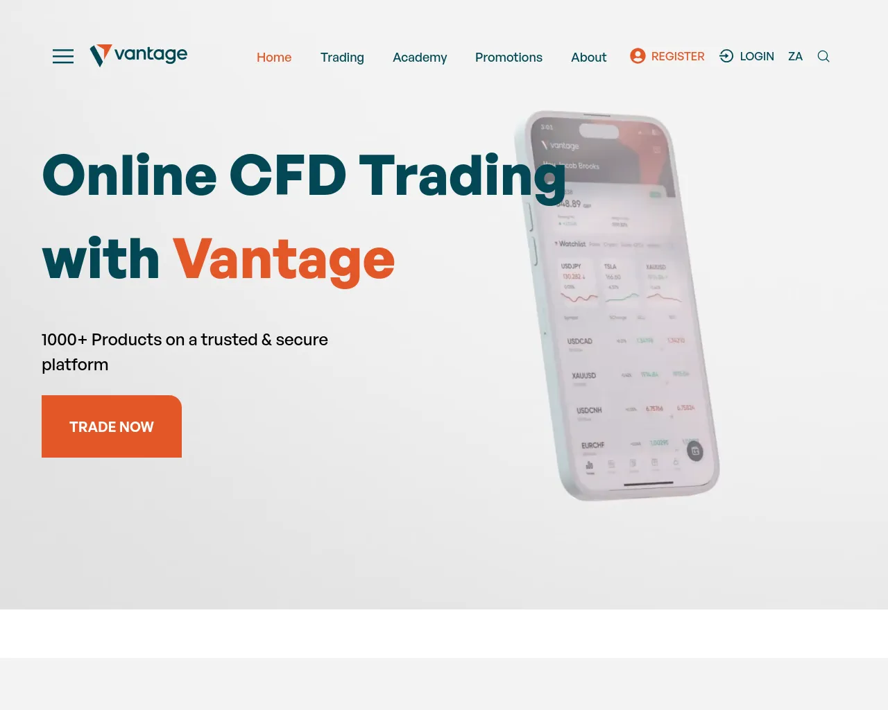 Screenshot of vantageorigins.com