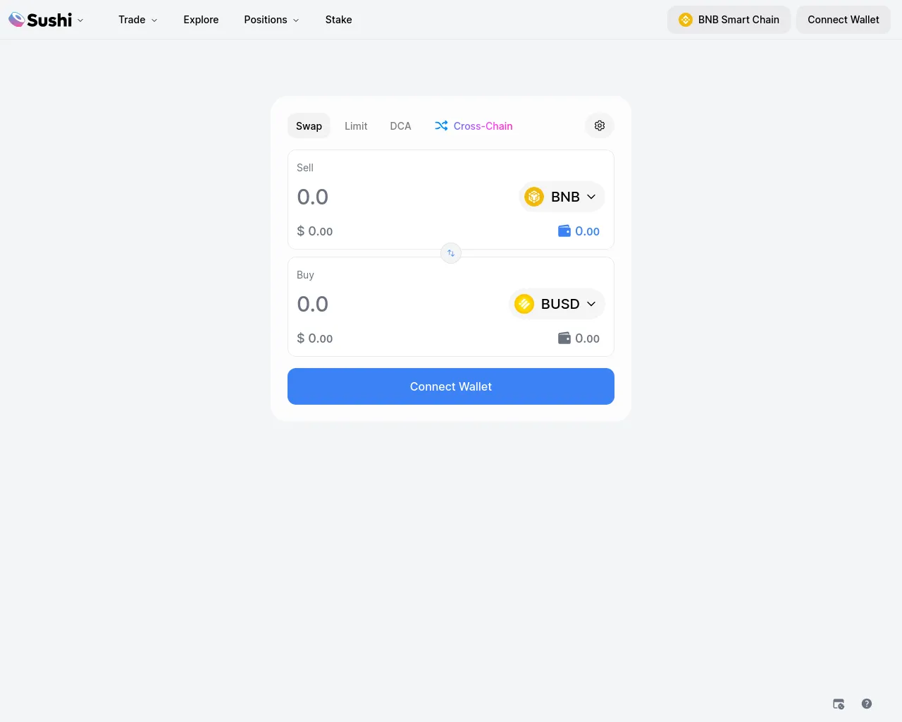 Screenshot of sushii-swaps.org