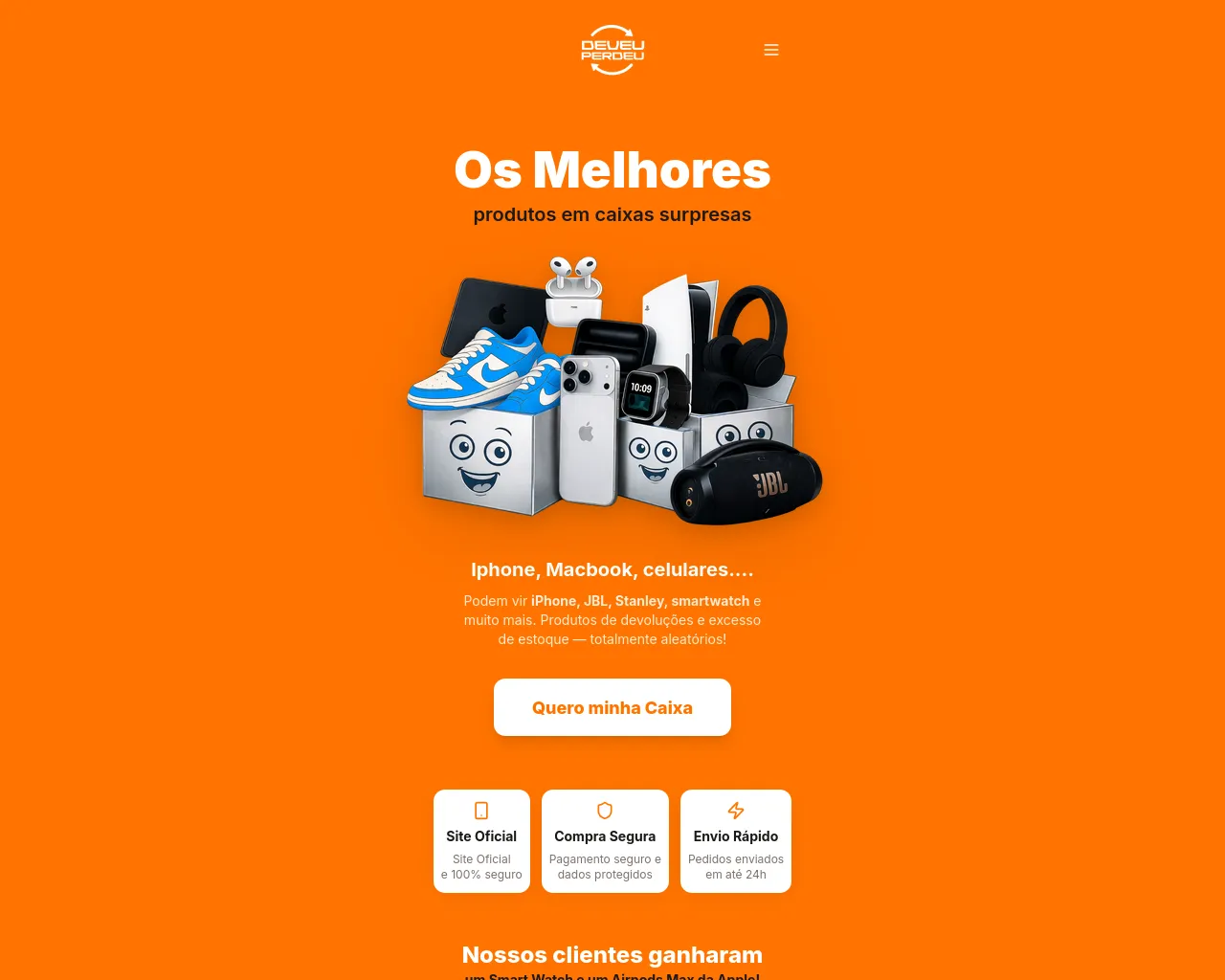 Screenshot of caixascomsurpresa-dveuprdeu.shop