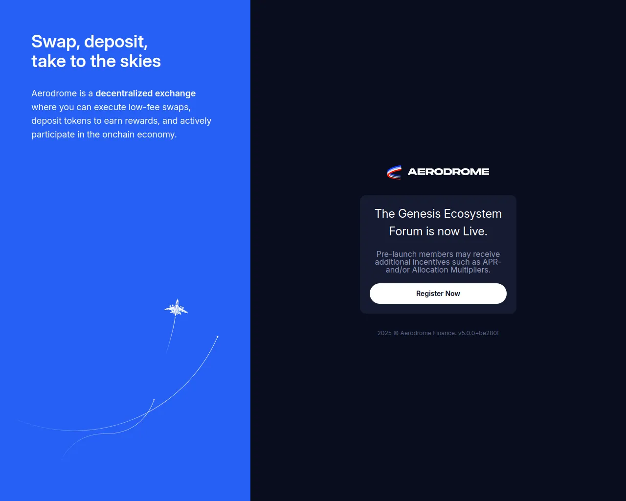 Screenshot of join-aerodrome.xyz