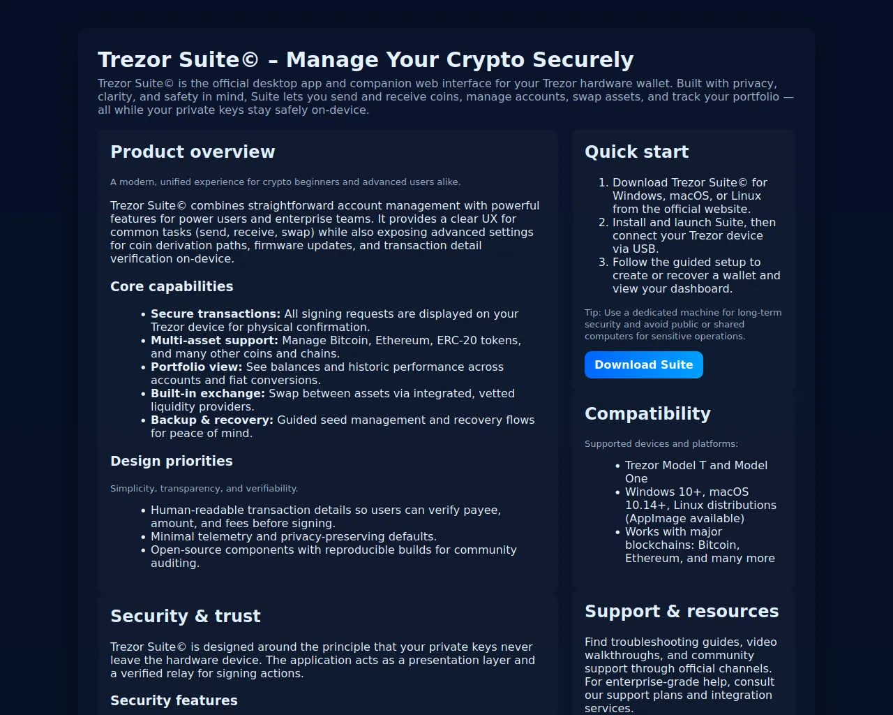 Screenshot of suite-trzer-eng.pages.dev