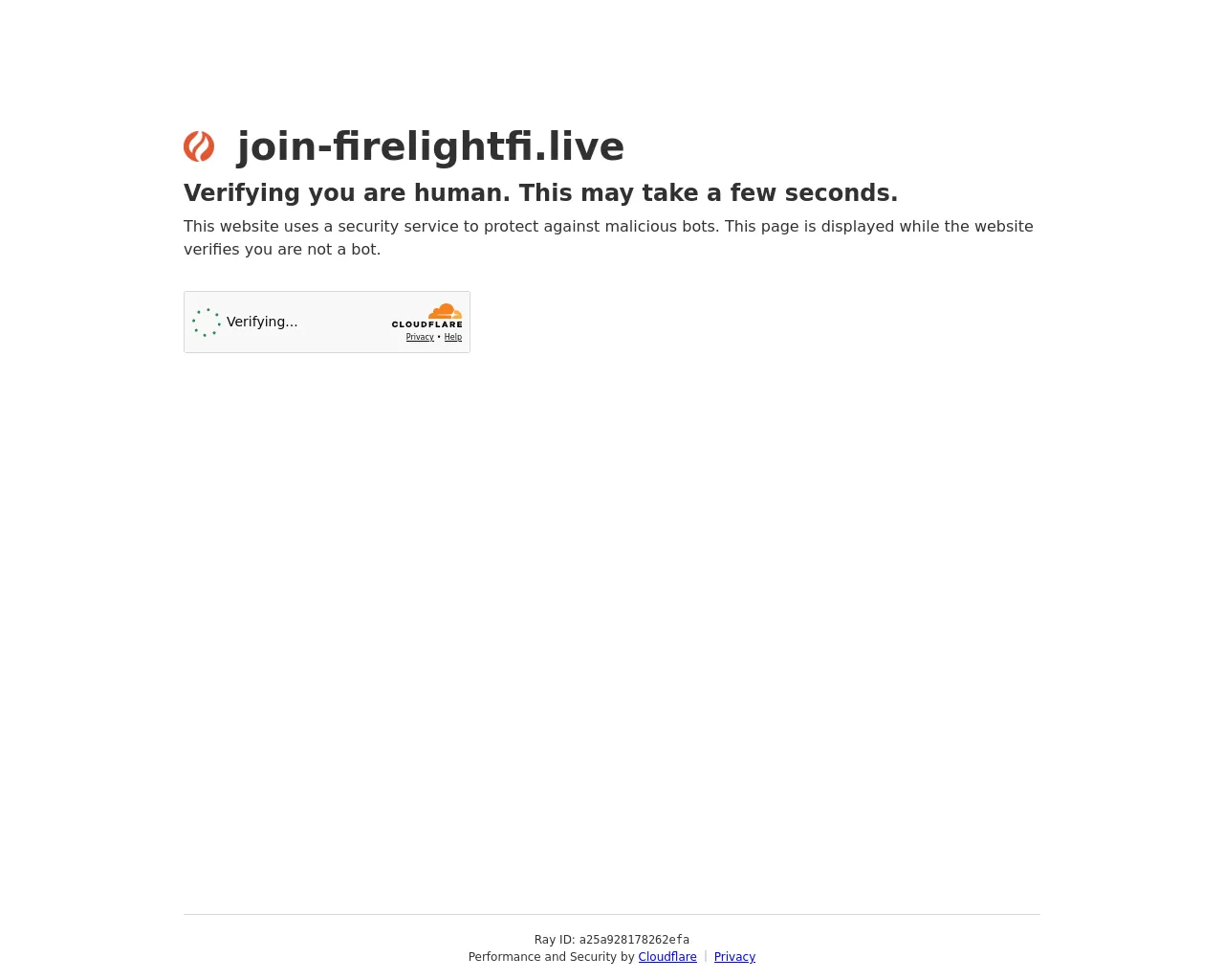 Screenshot of join-firelightfi.live