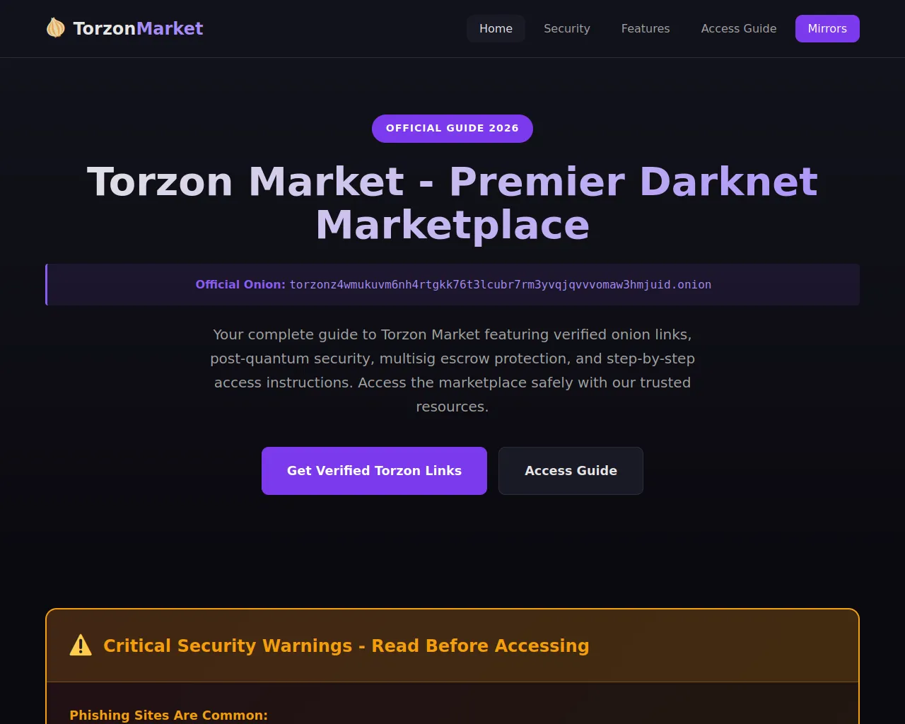 Screenshot of torzondnm.world