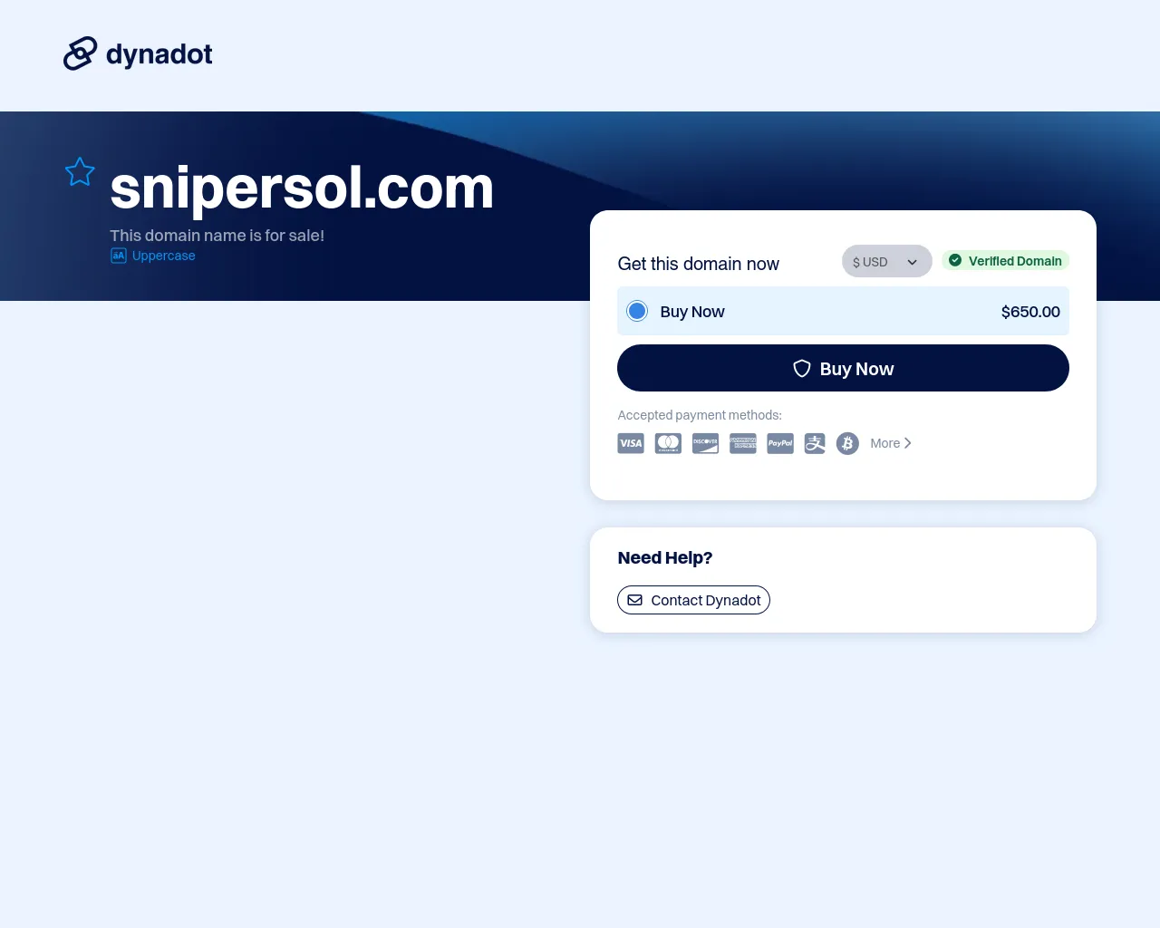 Screenshot of snipersol.com