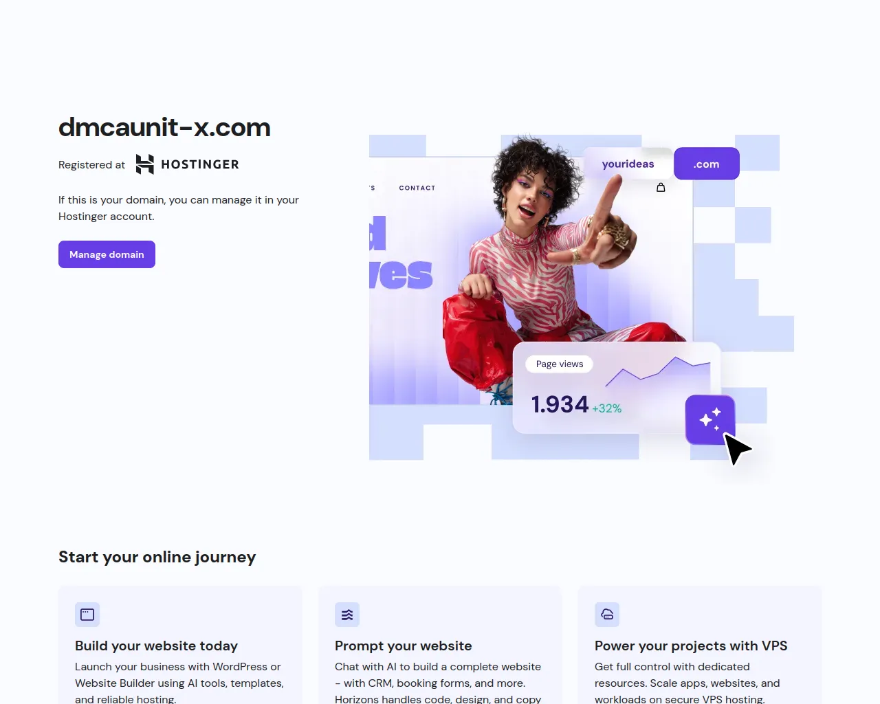 Screenshot of dmcaunit-x.com