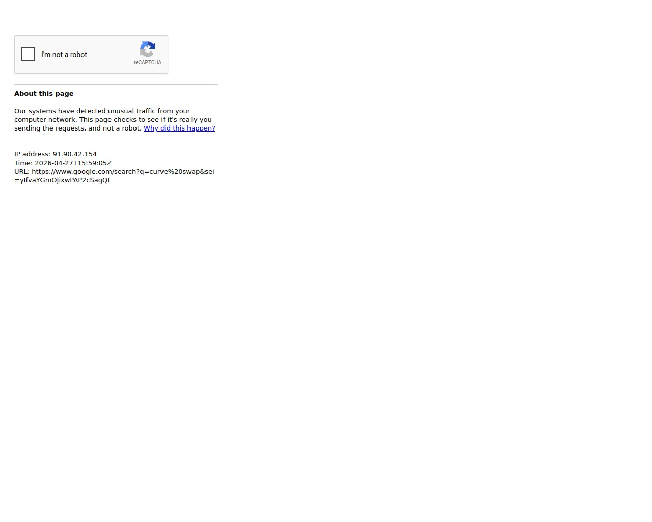 Screenshot of curvie.finance