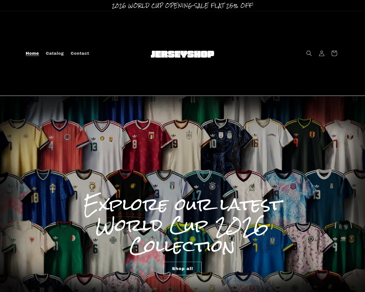 Screenshot of fifaworldcup2026jerseyshop.in