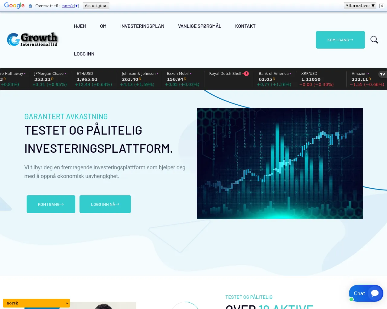Screenshot of growth-internationallimited.com