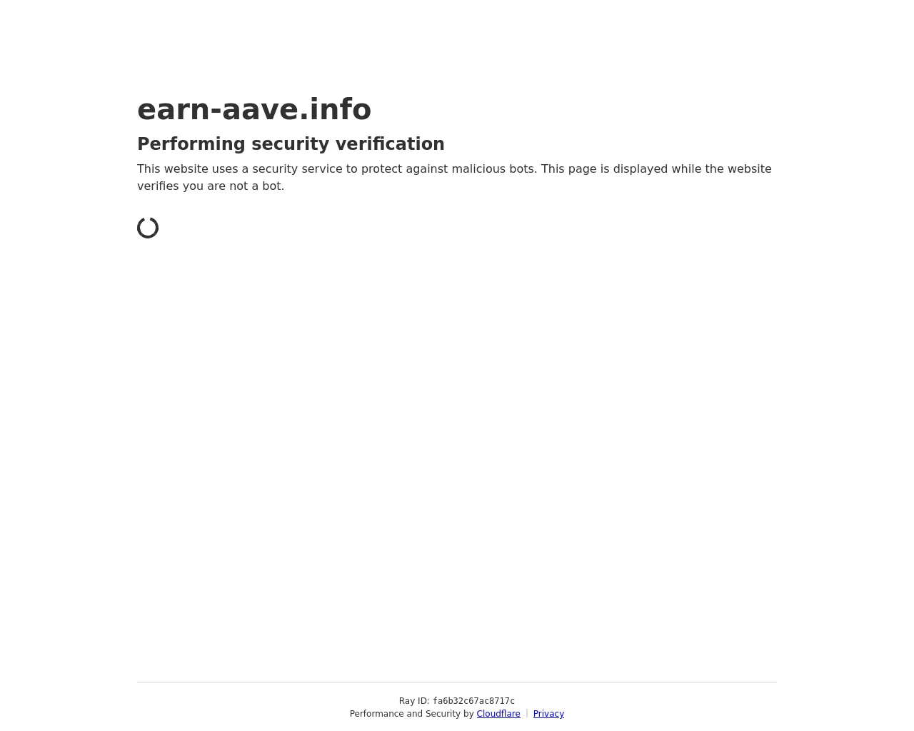 Screenshot of earn-aave.info