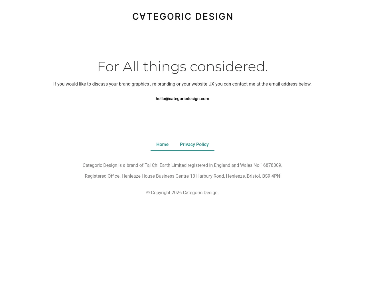 Screenshot of categoricdesign.com