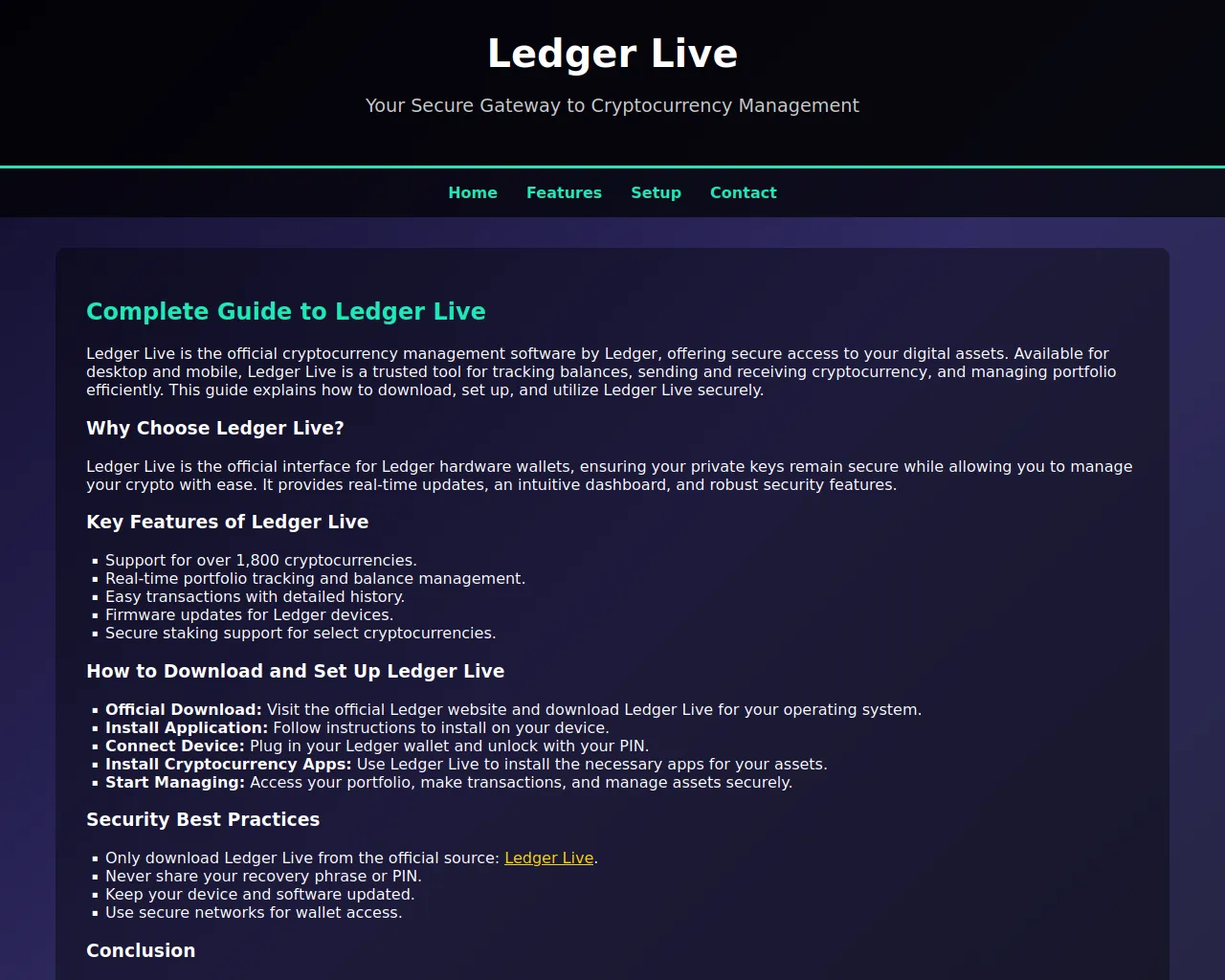Screenshot of io-leger-live.pages.dev