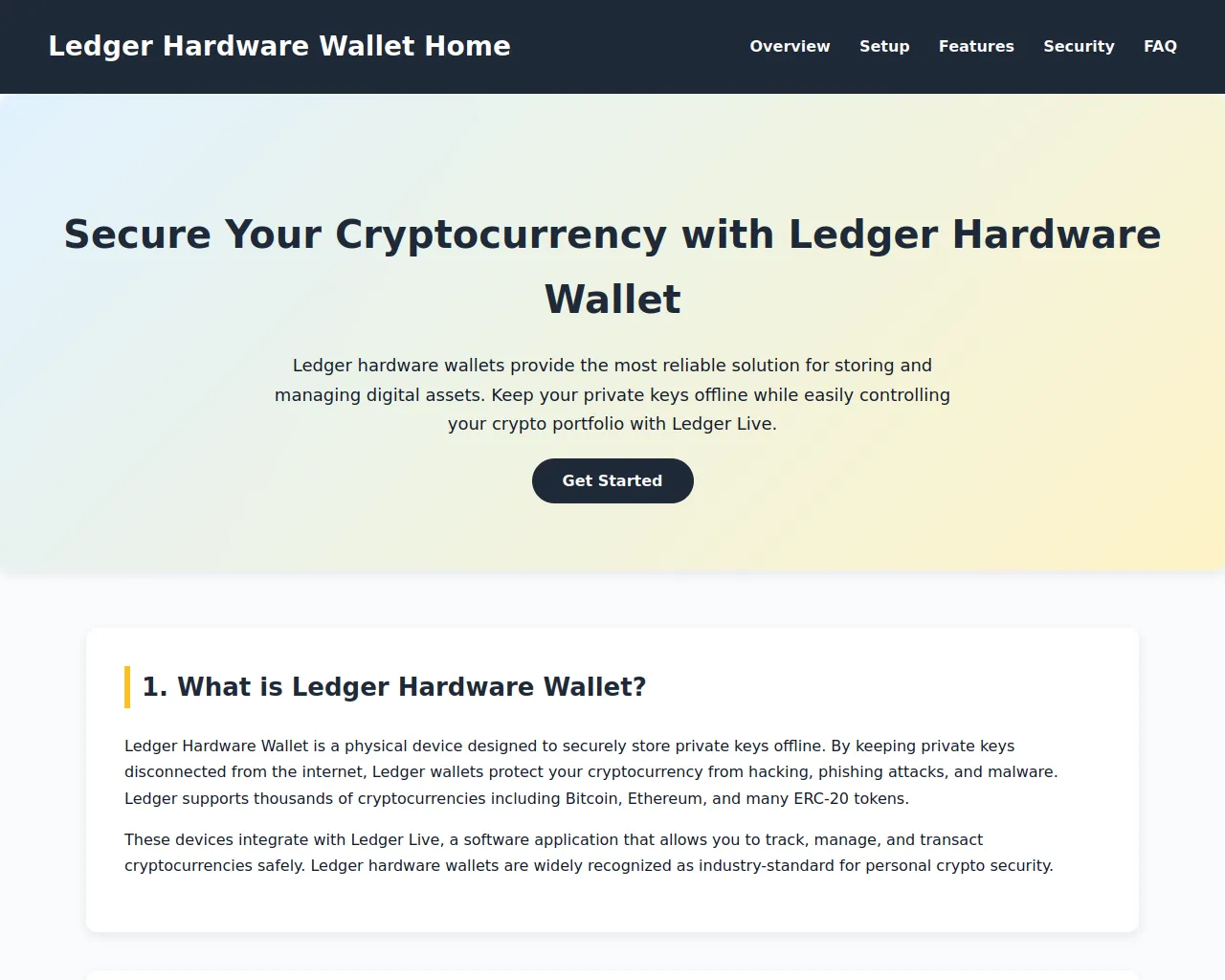 Screenshot of ledgezvstart-wallet.pages.dev