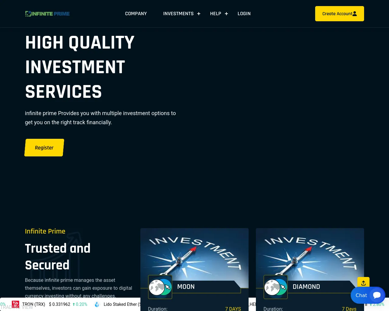 Screenshot of infinitesprime.org