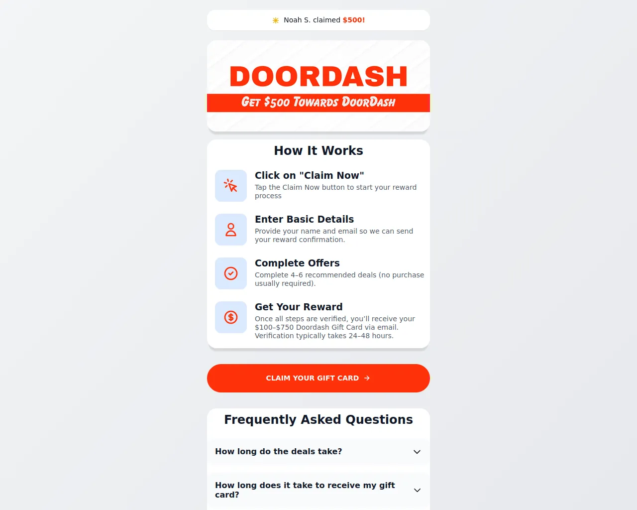 Screenshot of dashclubdeals.com