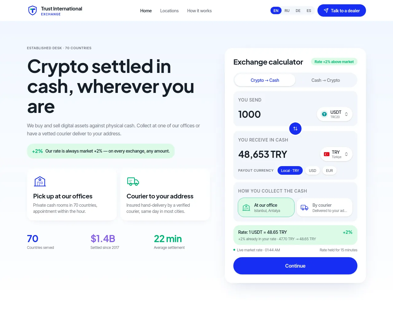 Screenshot of trustintex.com