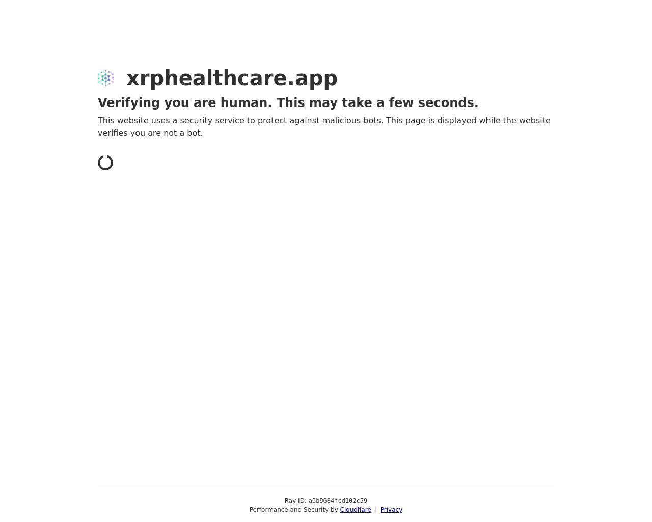 Screenshot of xrphealthcare.app