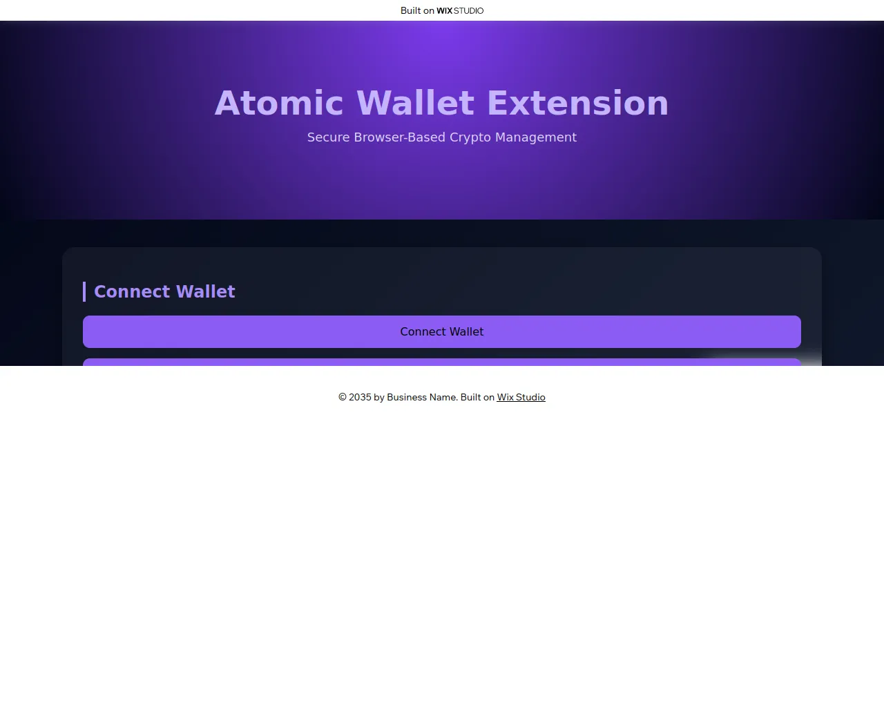 Screenshot of wa-atomic-eng.wixstudio.com