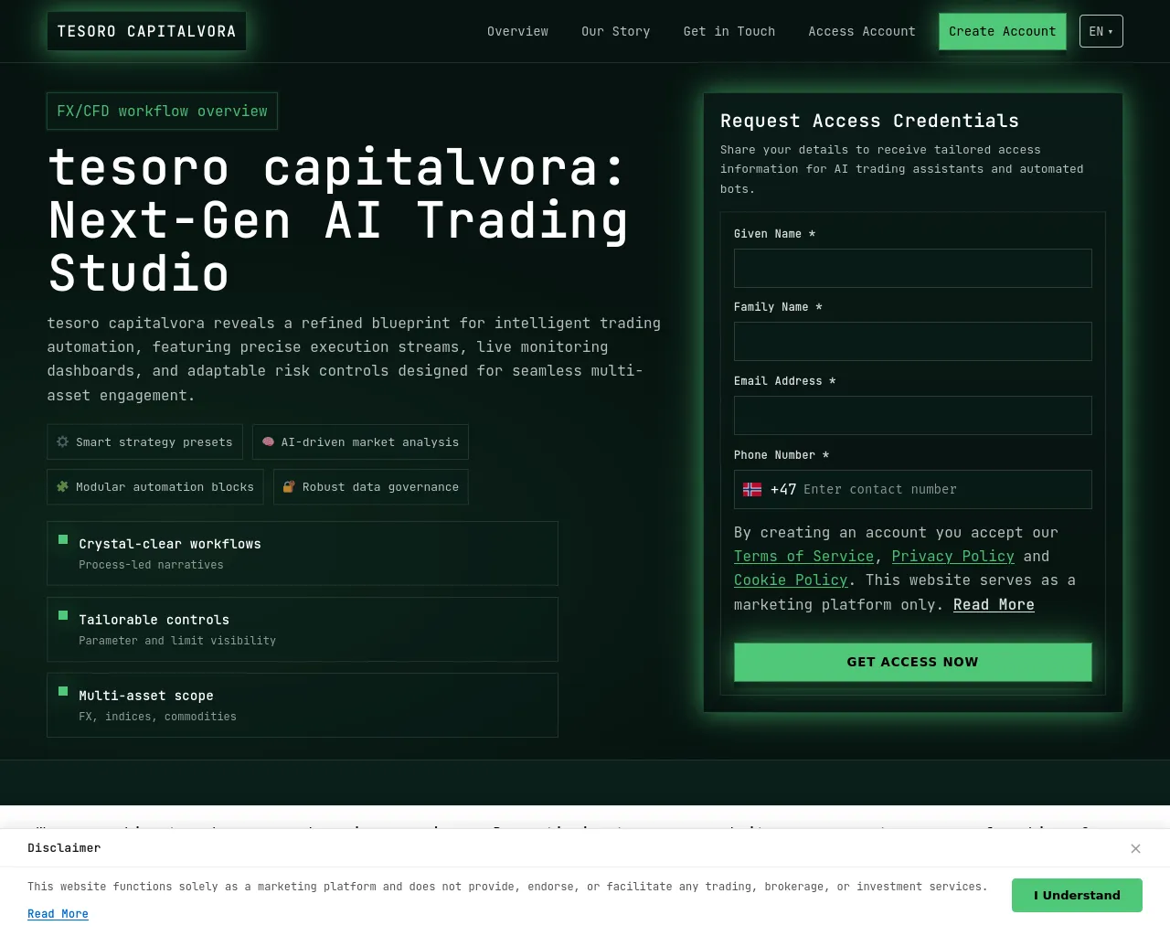 Screenshot of tesorocapitalvora.shop