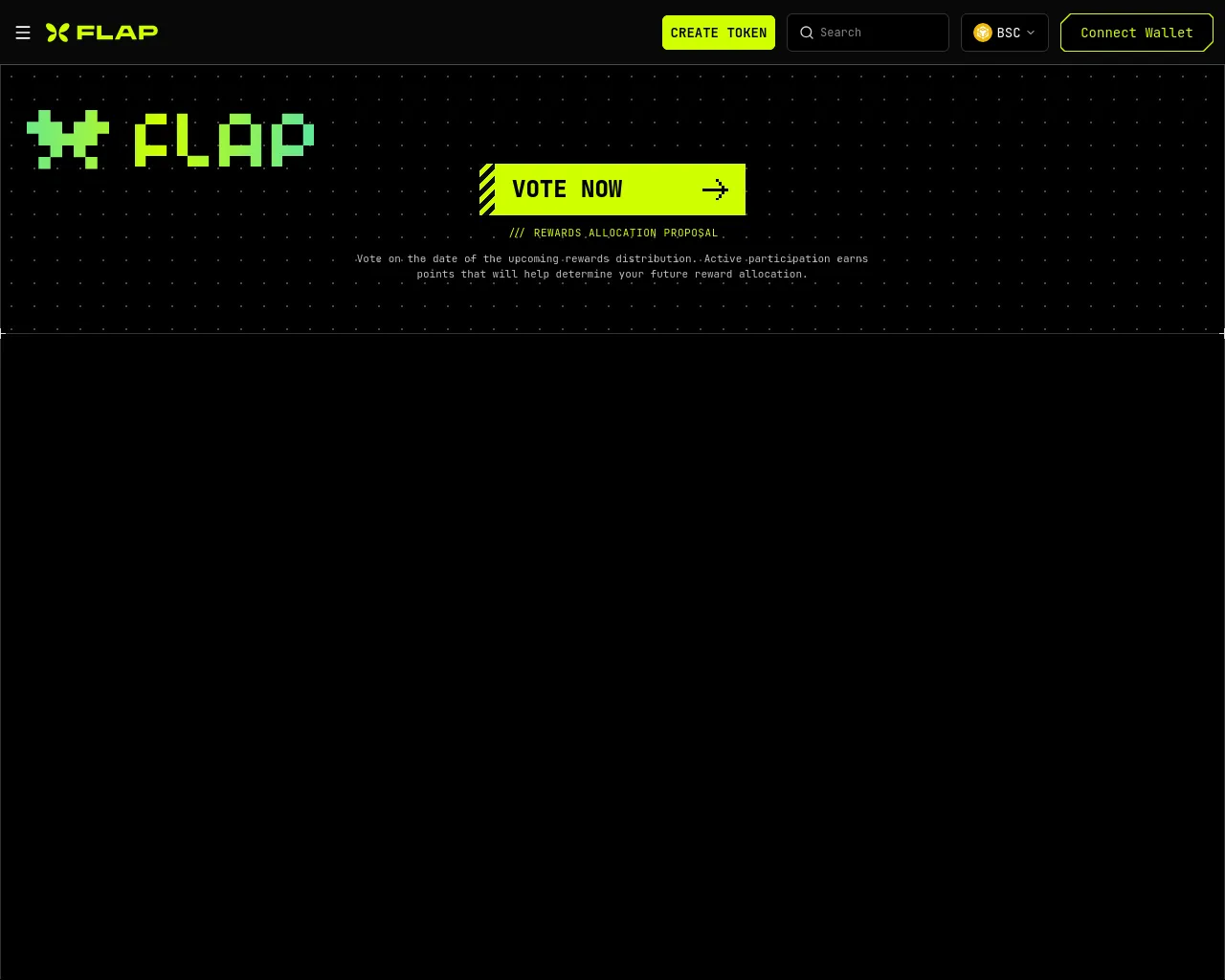 Screenshot of flapshallocation.xyz