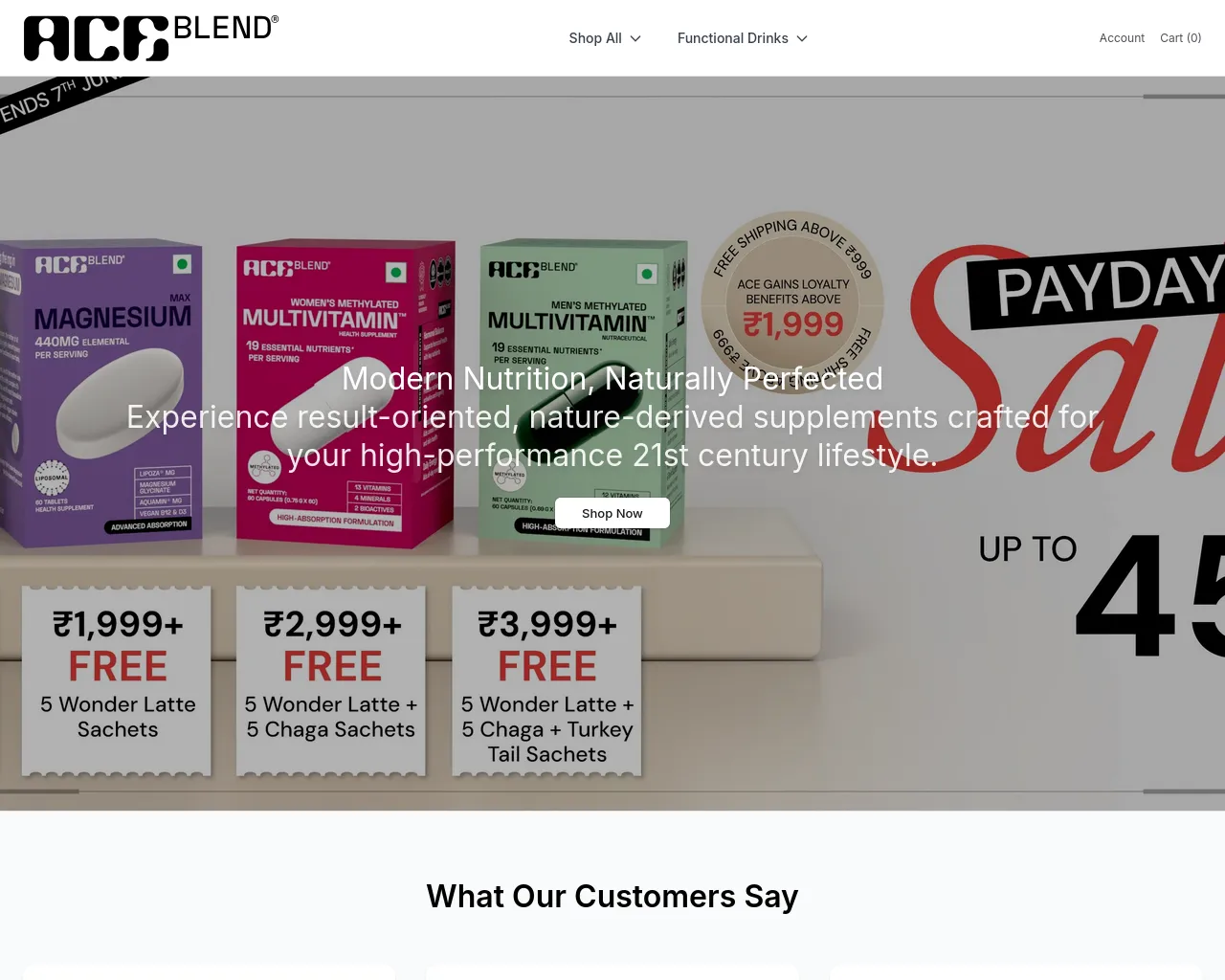 Screenshot of acewell.shop