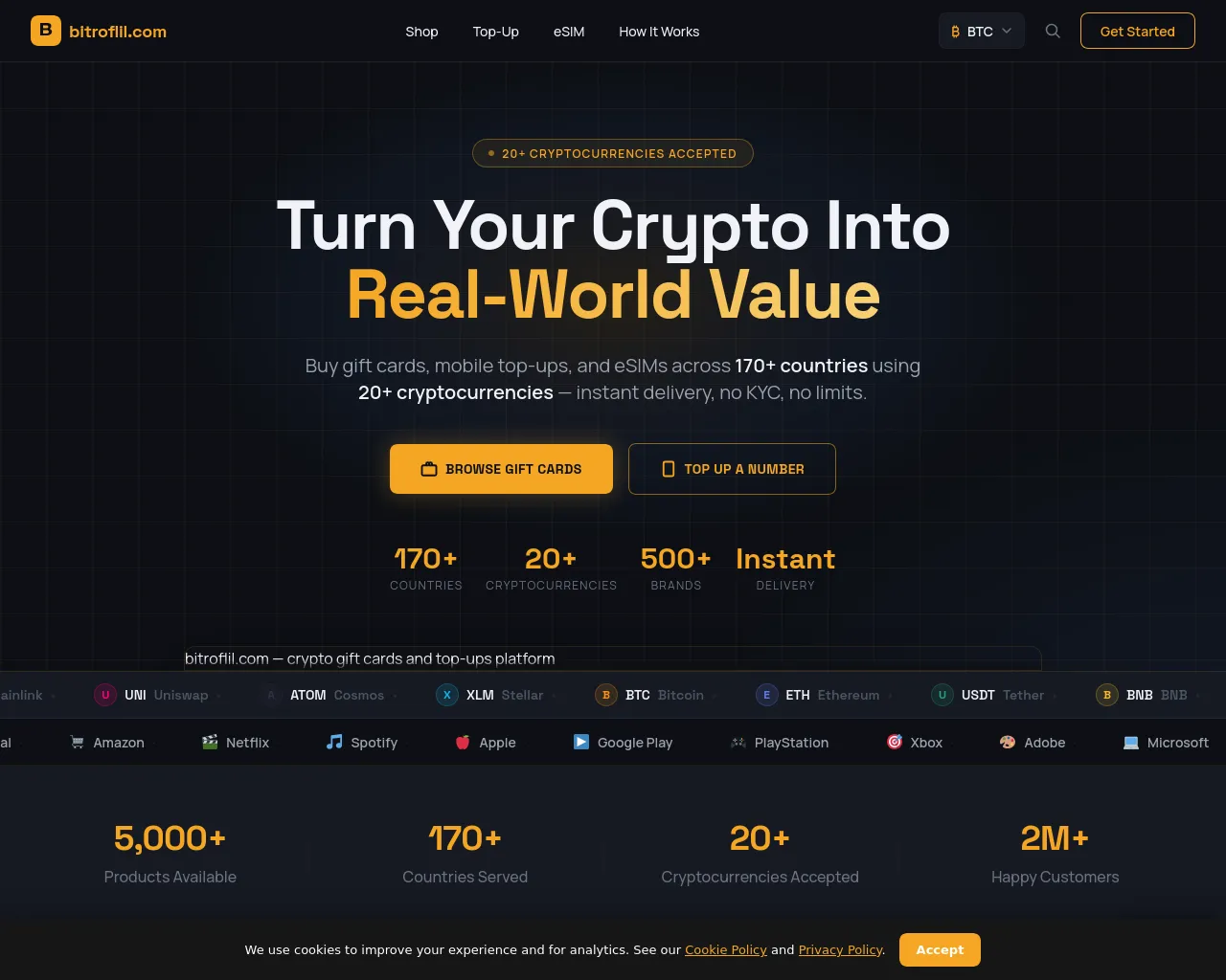 Screenshot of bitrofiil.com