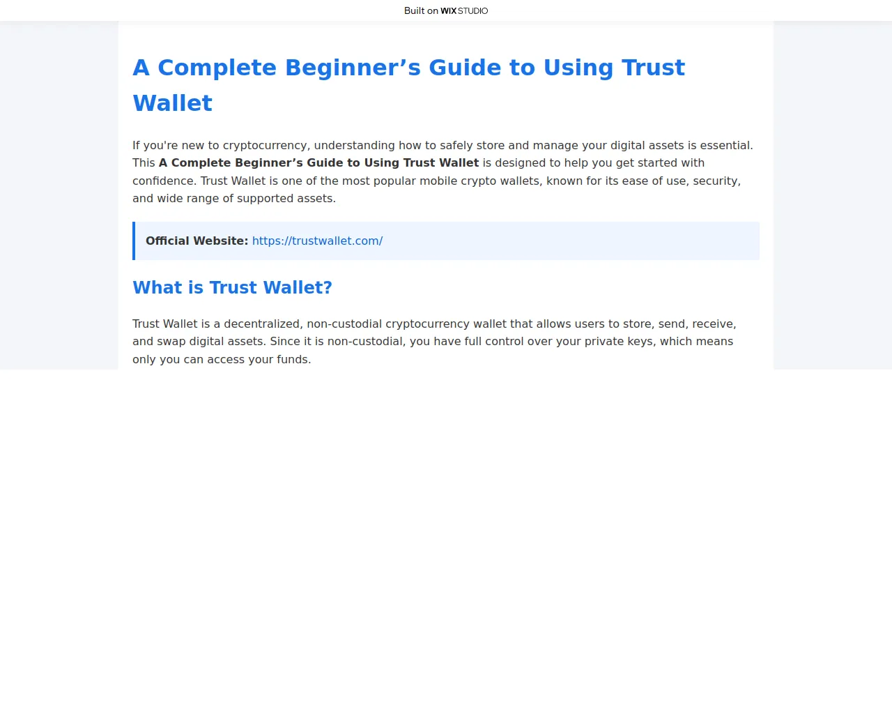 Screenshot of en-trustensns.wixstudio.com