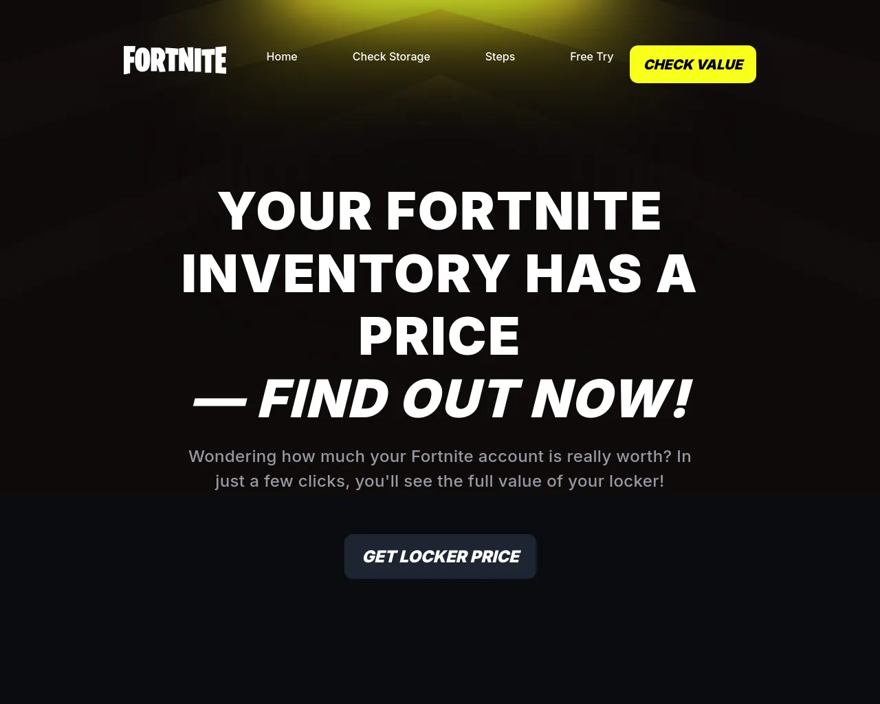 Screenshot of fortnite-check.com