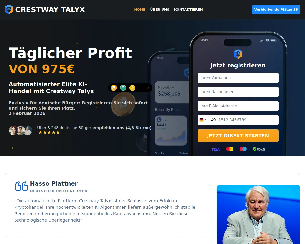 Screenshot of crestway-talyx.net