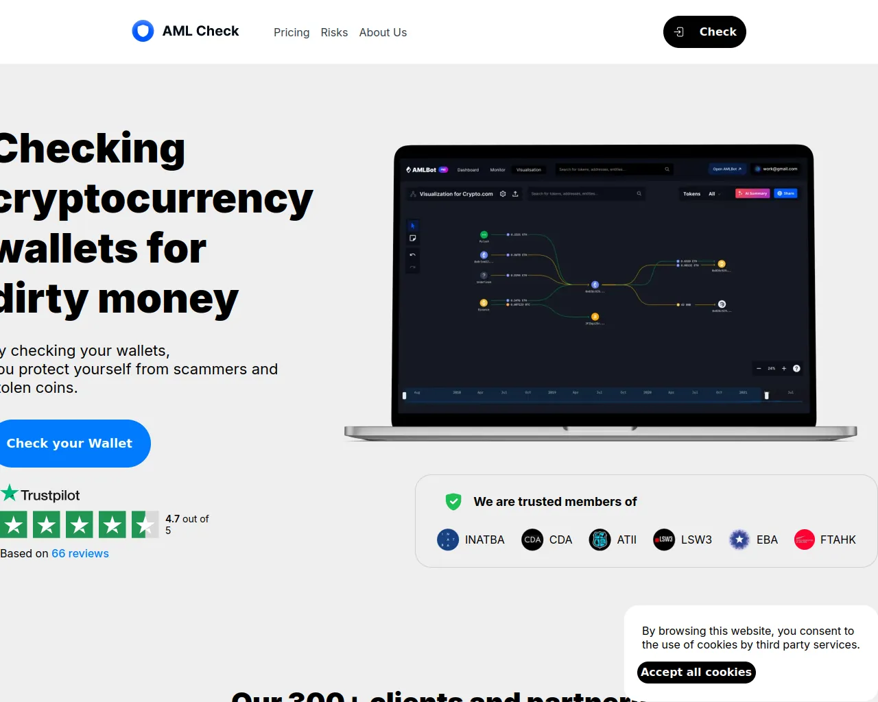 Screenshot of amlverifies.com
