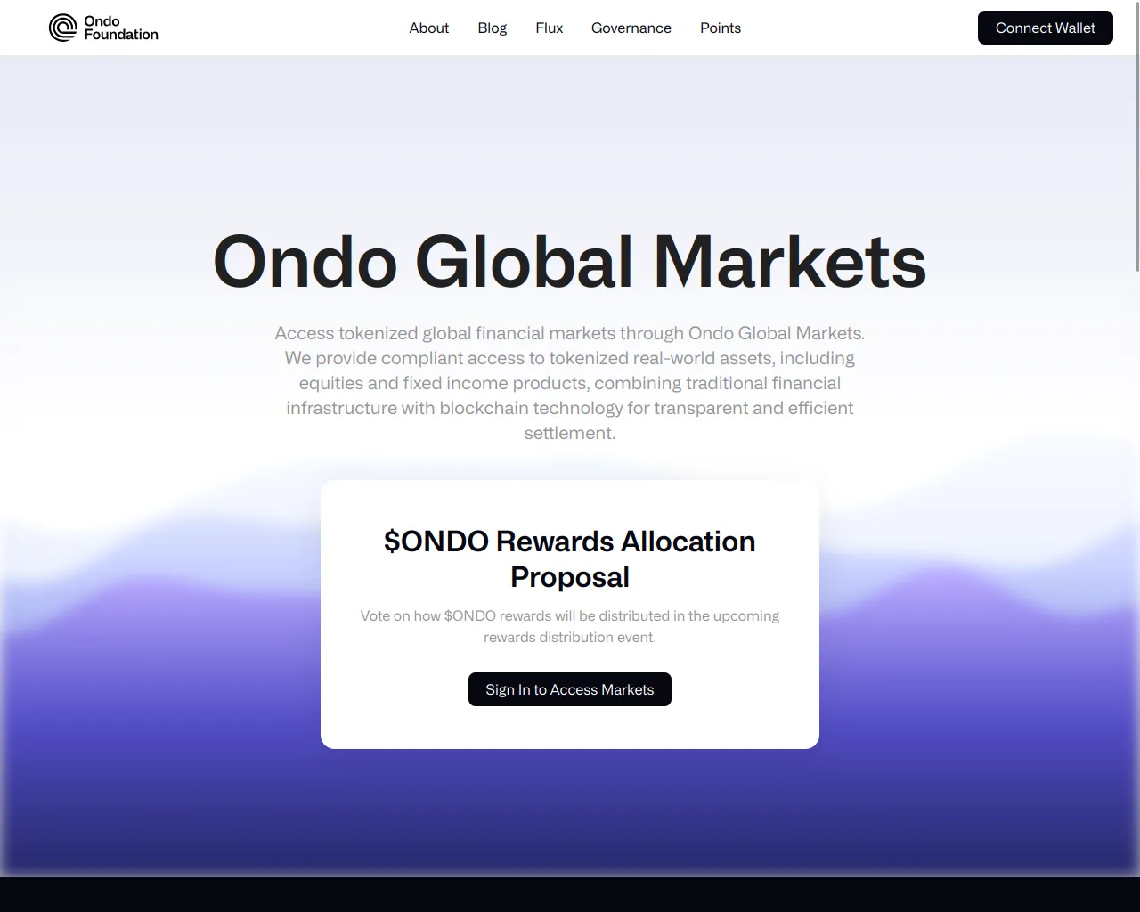 Screenshot of ondotokenization.com