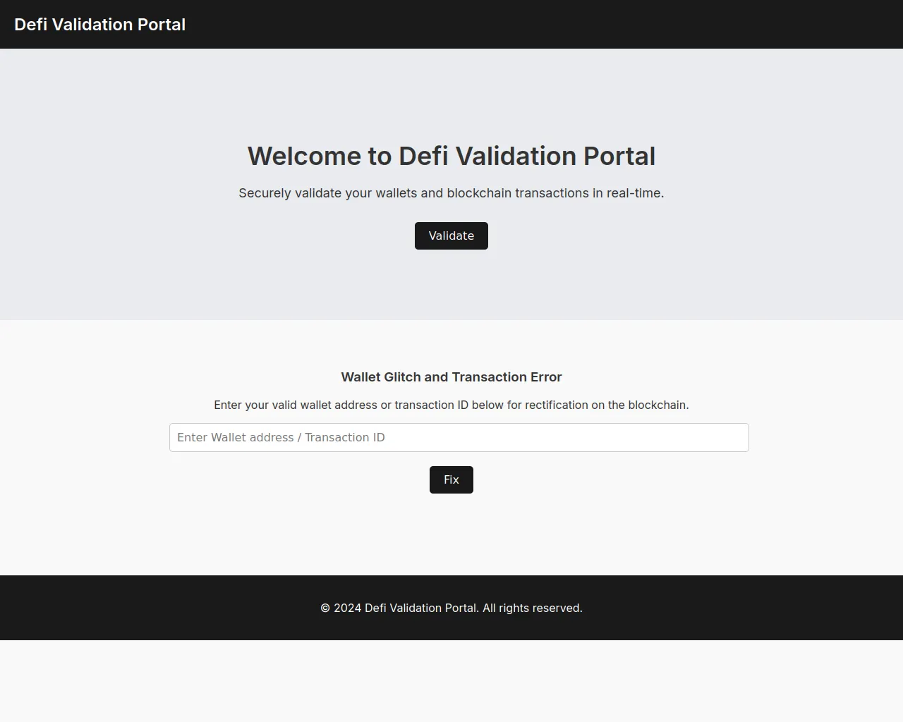 Screenshot of defi-resolution-portaltech.vercel.app