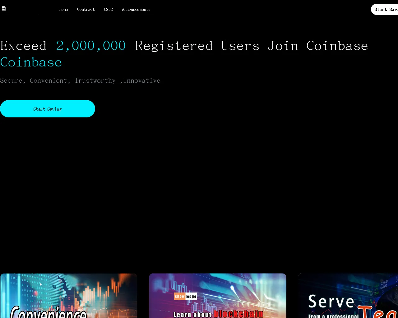 Screenshot of coinbawalle.com