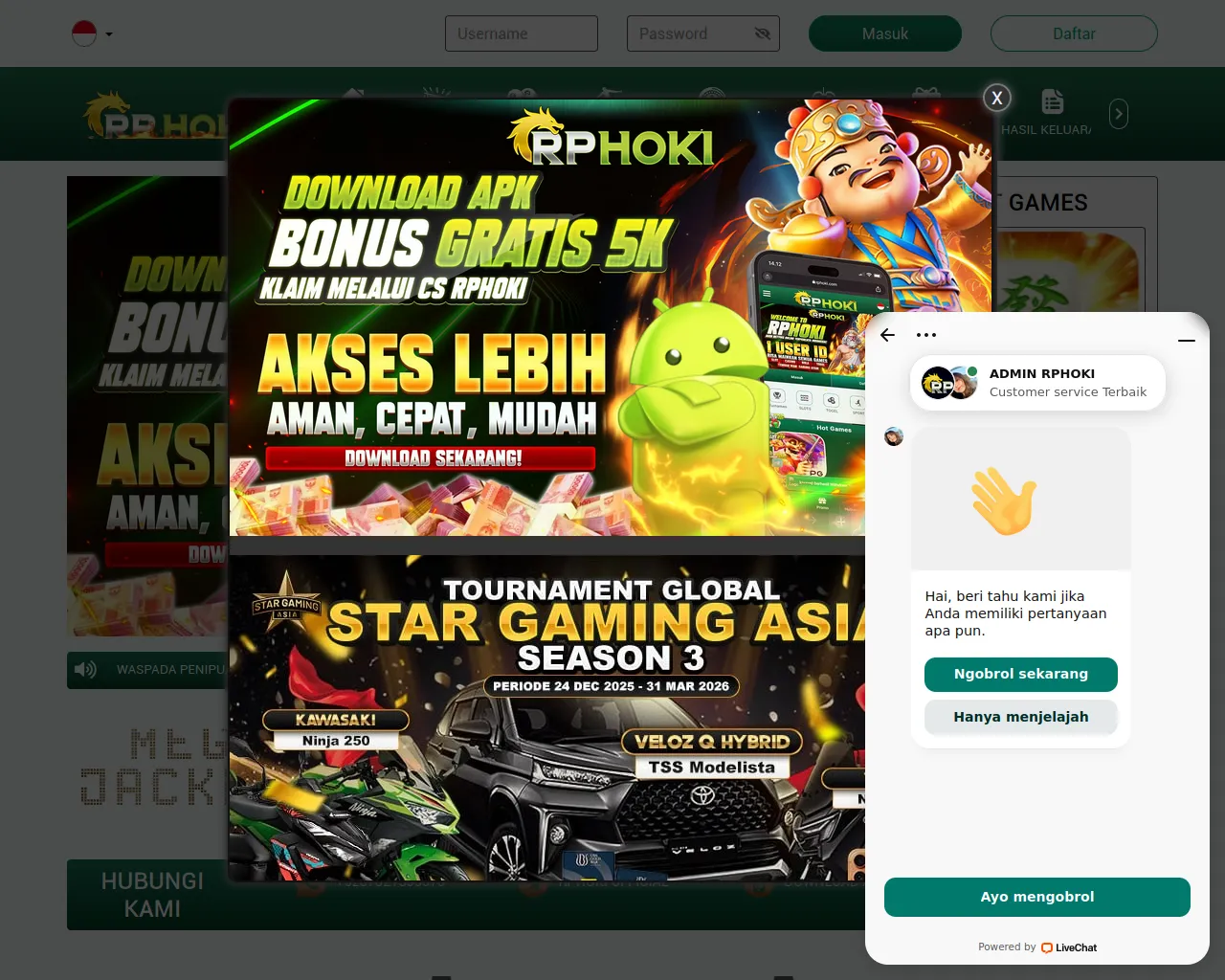 Screenshot of rphokimax.shop